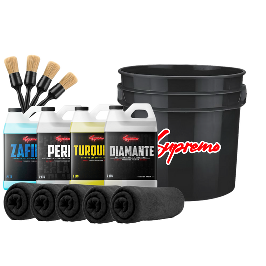 Supremoclean BUCKET BIG PACK DETALLADO AUTOMOTRIZ (PAQUETE PARA CARWASH)