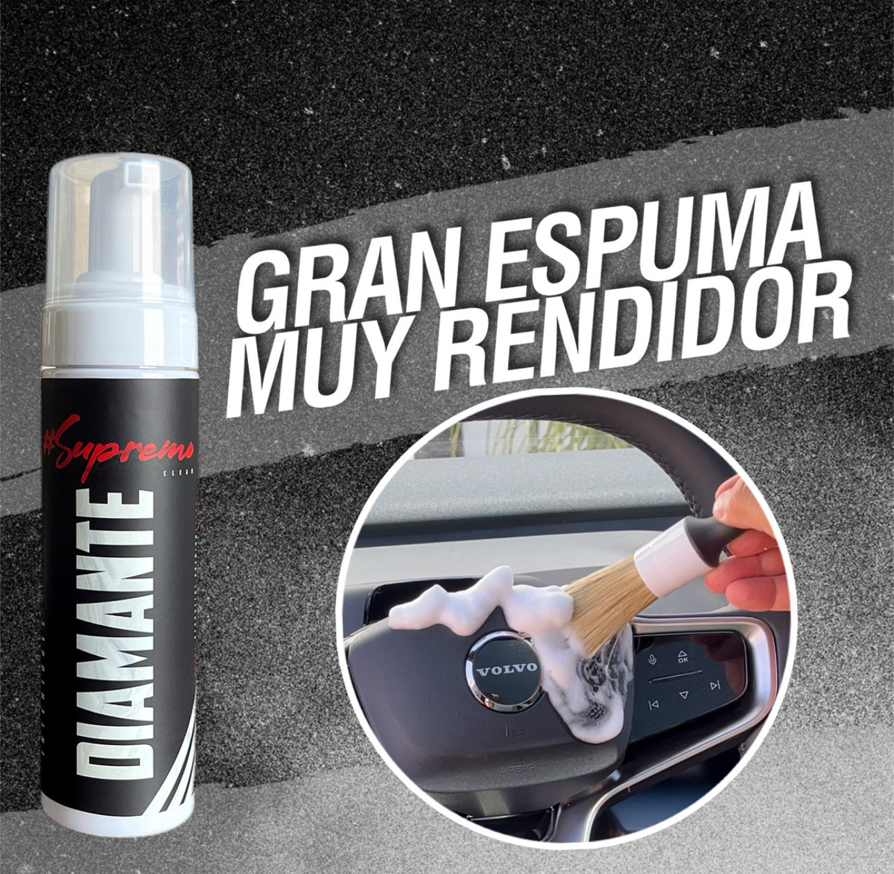 DIAMANTE APC ESPUMOSO PARA DETALLADO DE INTERIORES - Supremoclean