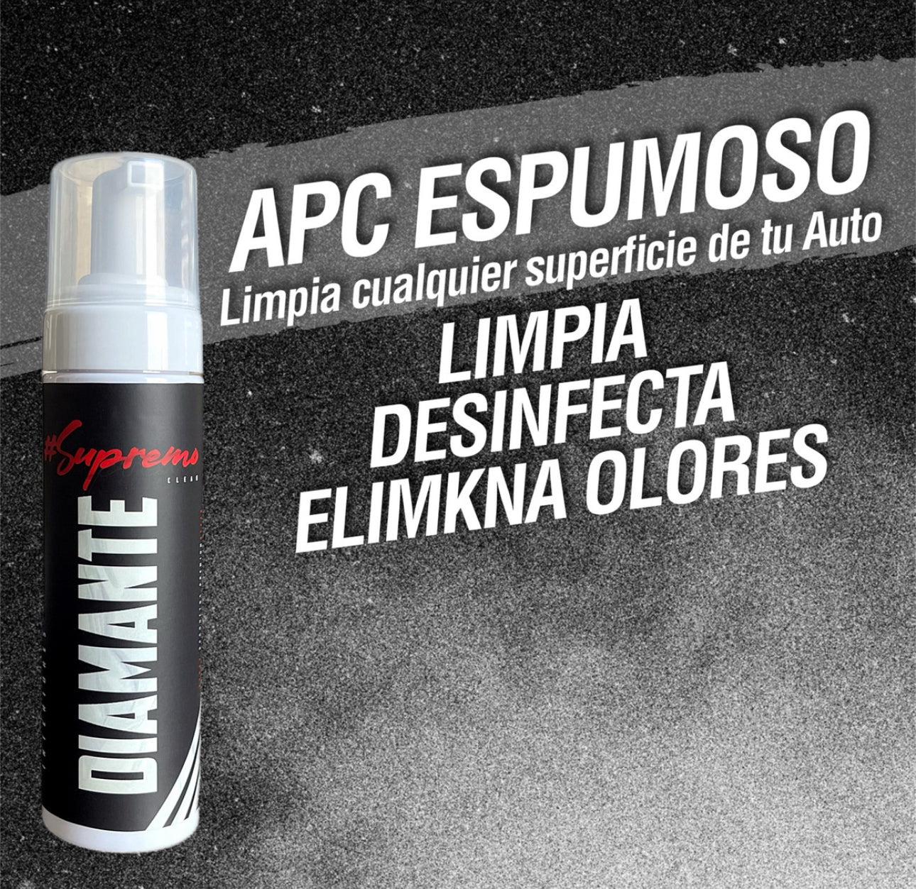 DIAMANTE APC ESPUMOSO PARA DETALLADO DE INTERIORES - Supremoclean