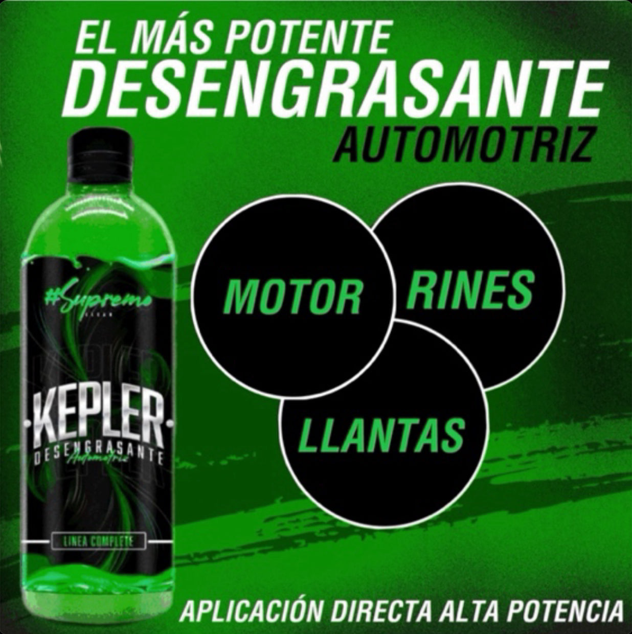 Supremoclean KEPLER DESENGRASANTE CONCENTRADO AUTOMOTRIZ 2 LTS