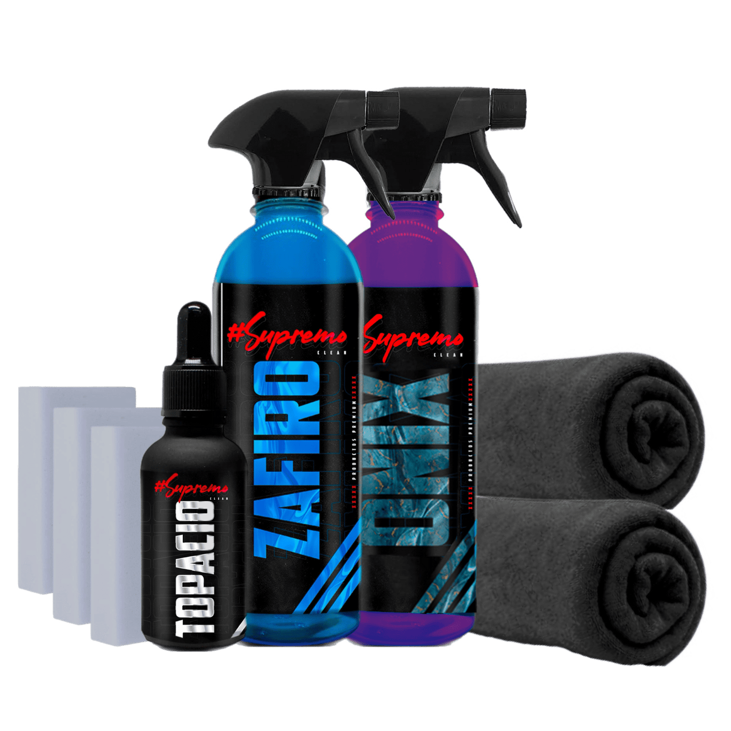 KIT TRATAMIENTO DE CRISTALES PROTECCIÓN Y LIMPIEZA - Supremoclean
