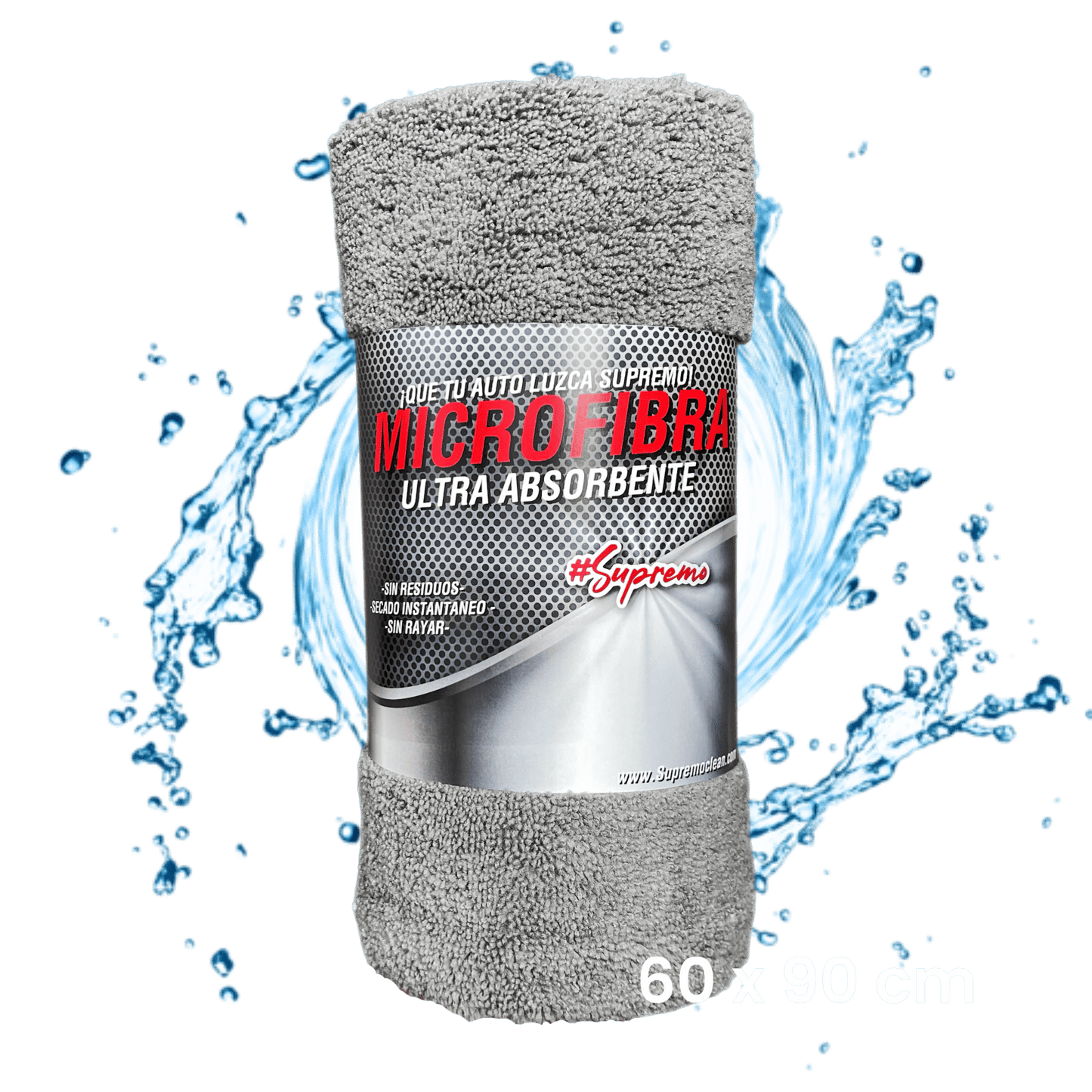 MICROFIBRA 60x90 CM ULTRA ABSORBENTE - Supremoclean