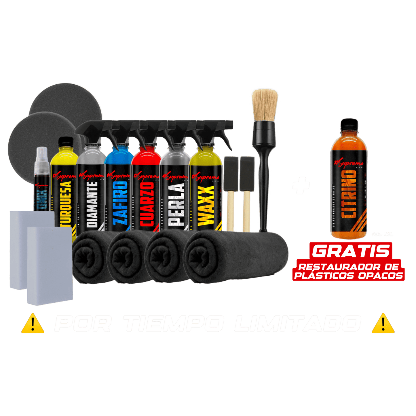 PREMIUM KIT PARA DETALLADO AUTOMOTRIZ SUPREMOCLEAN - Supremoclean