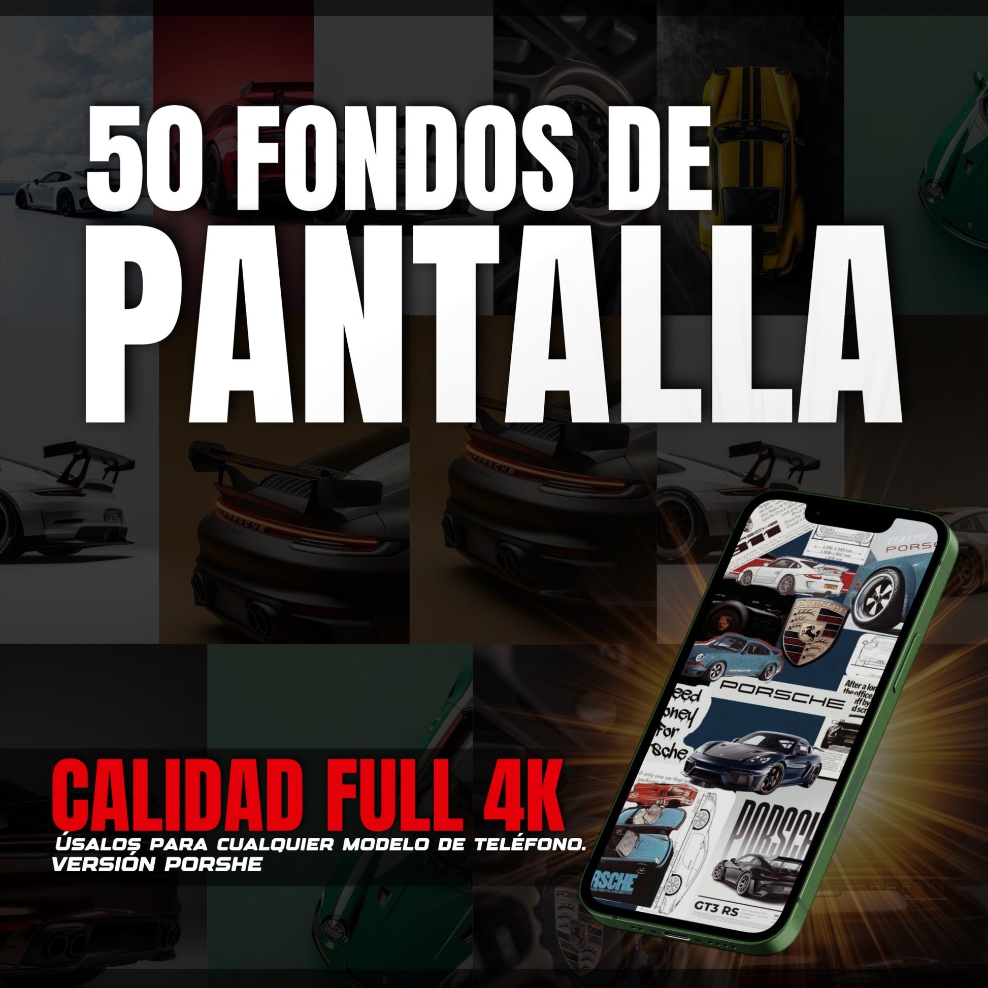 50 Fondos de Pantalla 4K para Celular | Ultra HD, Premium & Descarga Instantánea - Supremoclean