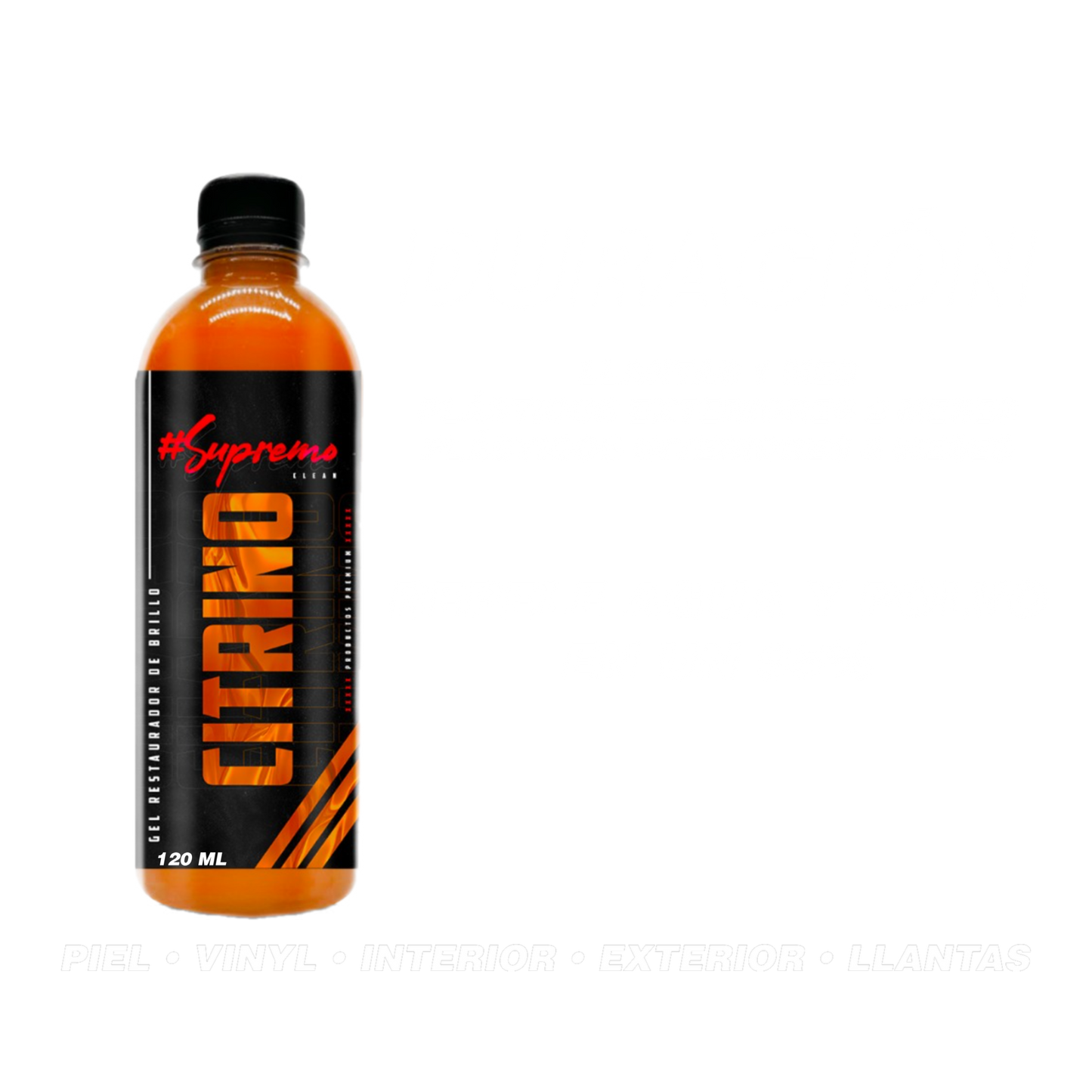 Supremoclean CITRINO RESTAURADOR DE PLÁSTICOS Y LLANTAS (120 ML)