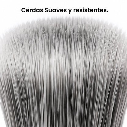Set de 3 Brochas Detailing rojas SupremoClean.