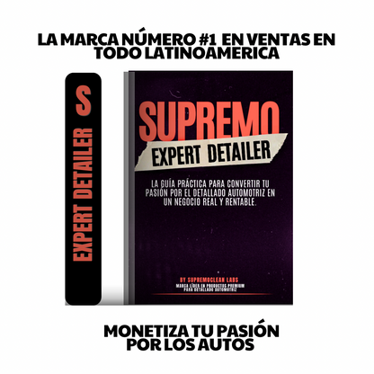 Ebook Supremo Expert Detailer. Gana dinero detallando autos.