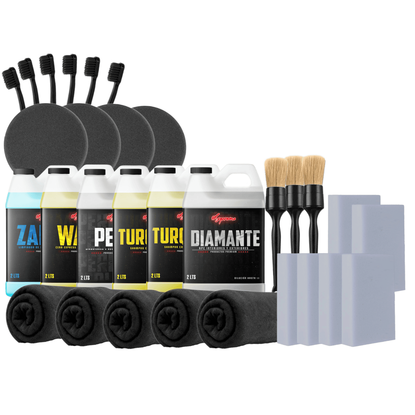 BIG KIT DETALLADO AUTOMOTRIZ 2 LTS - Supremoclean