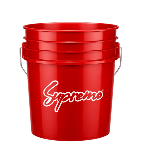CUBETA ROJA USO RUDO CON LOGO - Supremoclean