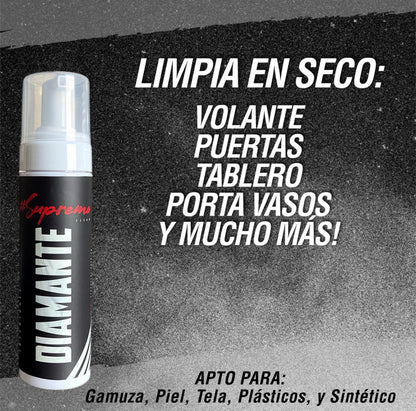 DIAMANTE APC ESPUMOSO PARA DETALLADO DE INTERIORES - Supremoclean