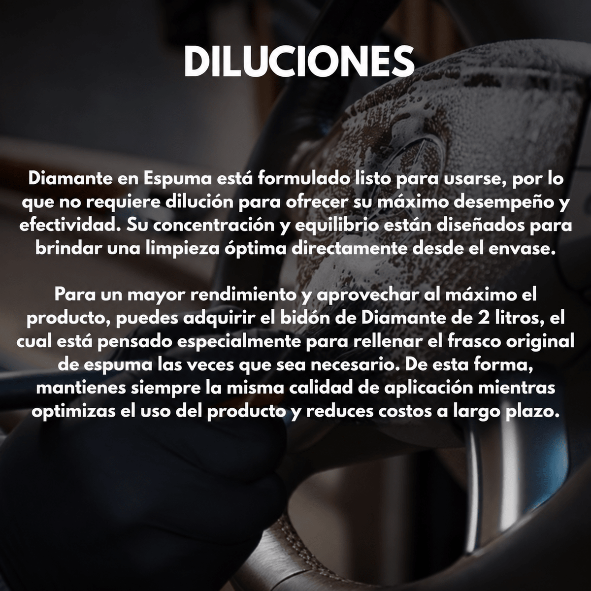Diamante en Espuma – Limpiador APC para Interiores y Partes Delicadas | Espuma Activa de Alta Eficiencia - Supremoclean