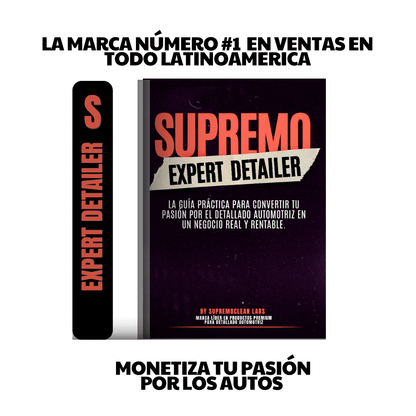 Ebook Supremo Expert Detailer. Gana dinero detallando autos. - Supremoclean