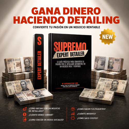 Ebook Supremo Expert Detailer. Gana dinero detallando autos. - Supremoclean