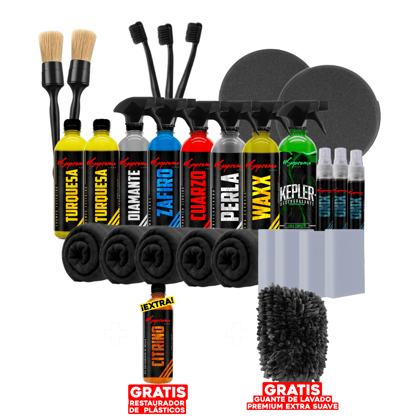 GOLDEN PACK DETALLADO COMPLETO INTERIOR Y EXTERIOR SUPREMOCLEAN - Supremoclean