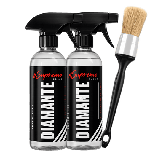 Kit 2 Diamantes 500 ml + Brocha Detailing Detallado Profesional - Supremoclean