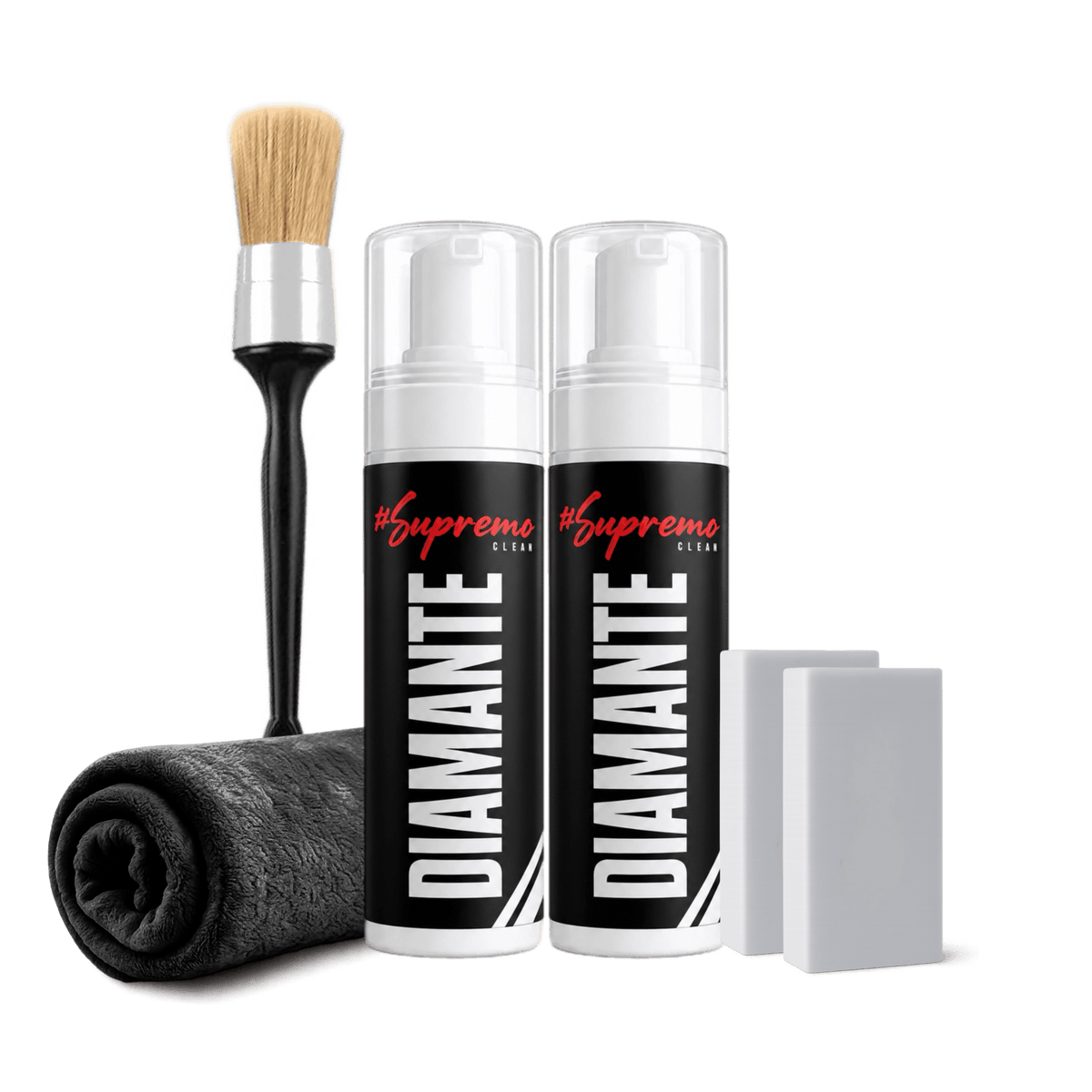 Kit APC Diamante Espumoso – Limpieza de Plásticos, Molduras y Superficies Delicadas - Supremoclean