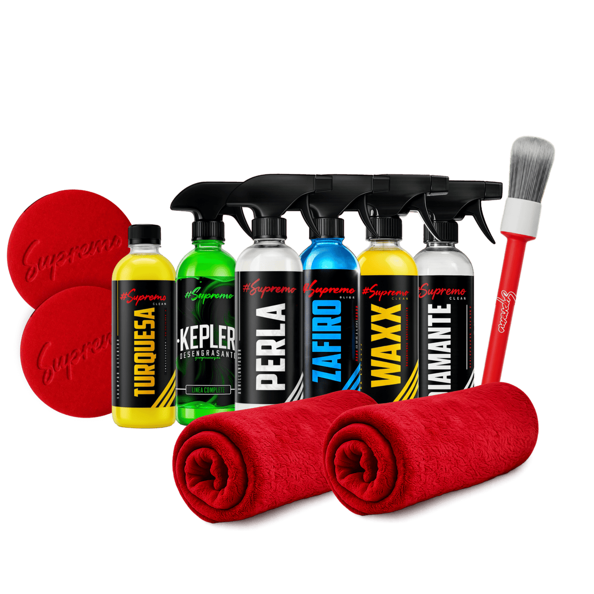 Kit Detailing SupremoClean Level 1 - Red Edition. - Supremoclean