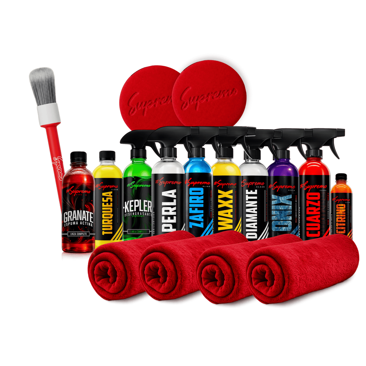 Kit Detailing SupremoClean Level 2 - Red Edition - Supremoclean