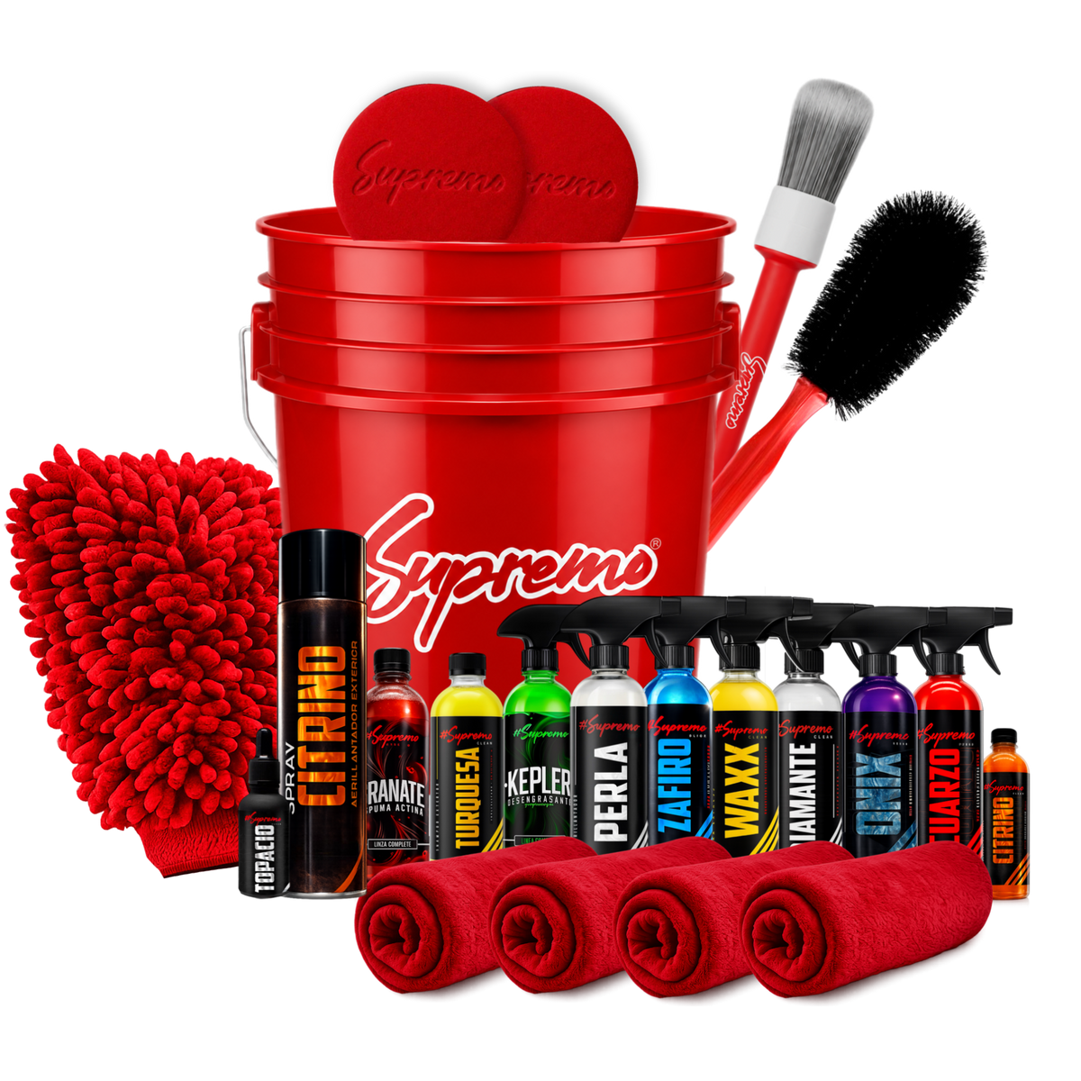 Kit Detailing SupremoClean Level 3 - Red Edition - Supremoclean