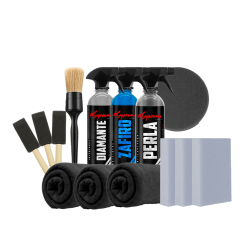 KIT INTERIORES PARA DETALLADO DE AUTO - Supremoclean