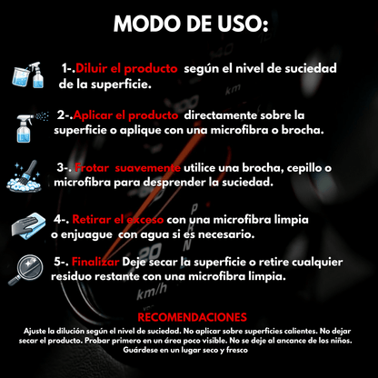 KIT MAYOR SUPREMOCLEAN DETALLADO INTERIOR Y EXTERIOR - Supremoclean