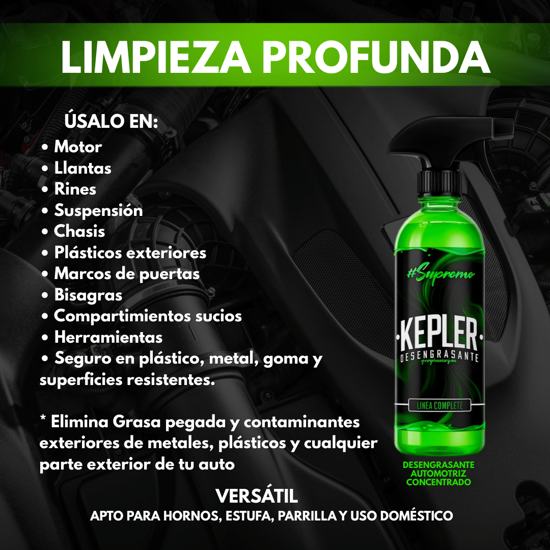 KIT MAYOR SUPREMOCLEAN DETALLADO INTERIOR Y EXTERIOR - Supremoclean