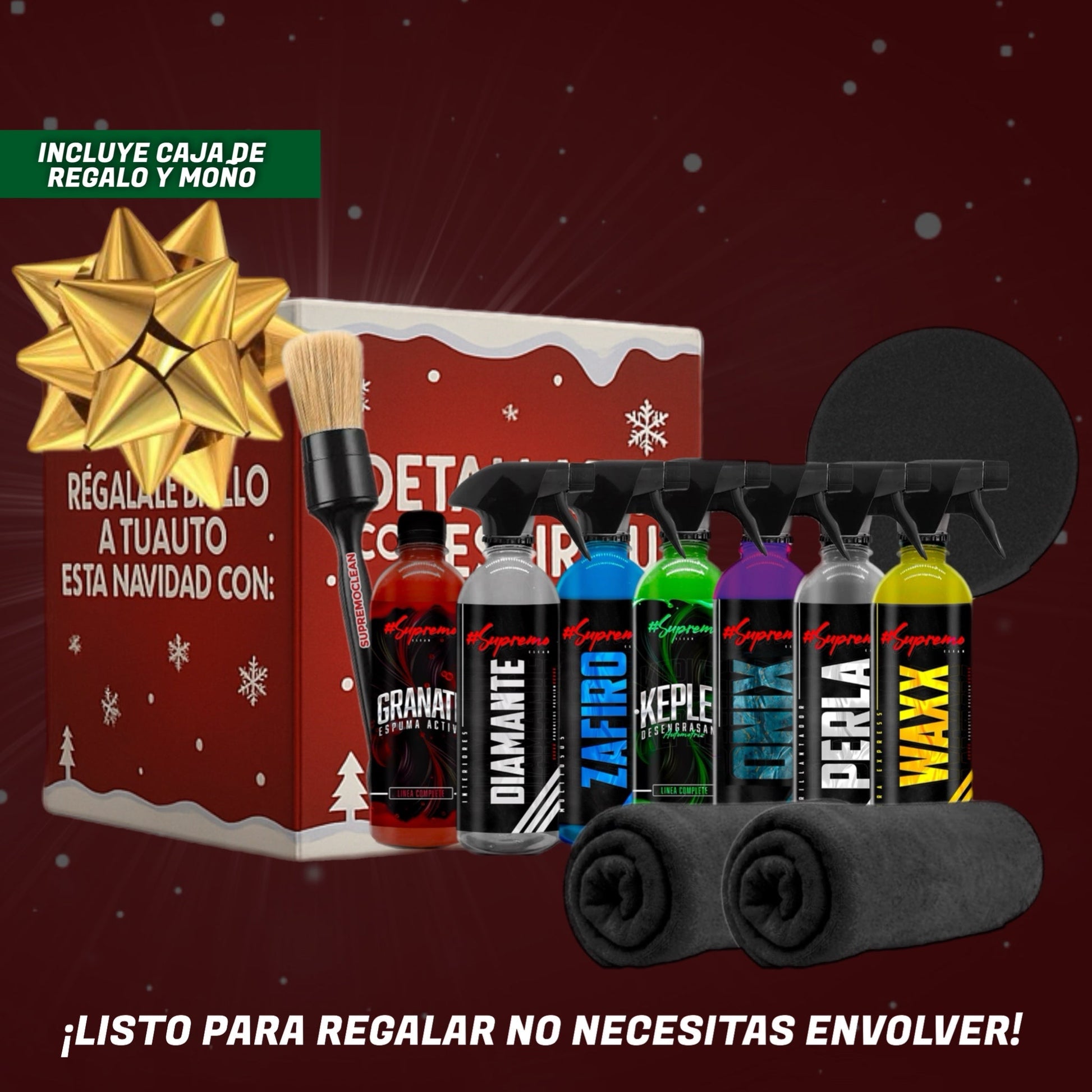 KIT NAVIDEÑO | TODO EN UNO PARA REGALO DE NAVIDAD Ó INTERCAMBIO. - Supremoclean