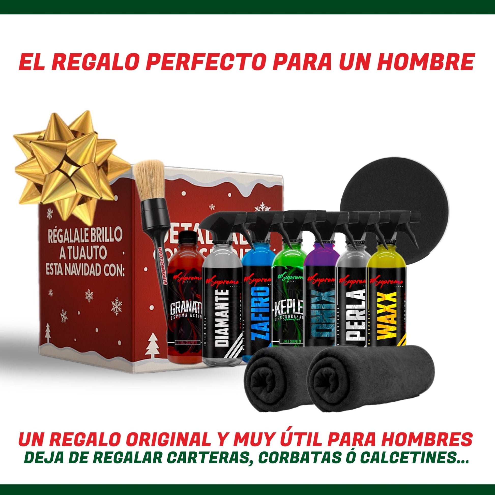 KIT NAVIDEÑO | TODO EN UNO PARA REGALO DE NAVIDAD Ó INTERCAMBIO. - Supremoclean