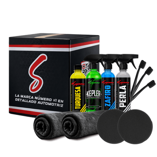 Moto Kit – Kit de Limpieza y Detallado Profesional para Motocicletas - Bicicletas & Cuatrimotos - Supremoclean