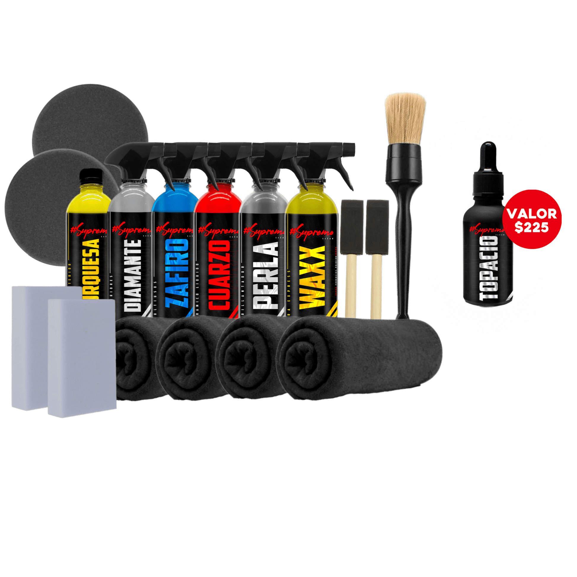 Premium Kit Detailing para Limpieza Automotriz Profesional. - Supremoclean