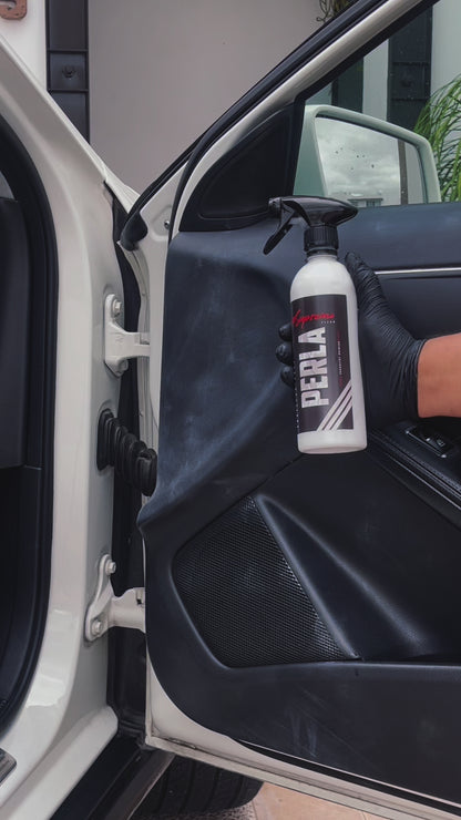 Kit de Protección Interior SupremoClean – 2 Perla 500 ml + 2 Atomizadores + Pad Aplicador | Hidratación y Acabado Matizado