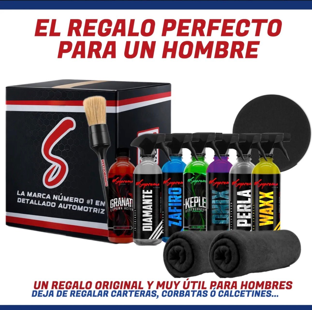 REGALO PARA 14 DE FEBRERO | KIT DETAILING PARA HOMBRES - Supremoclean