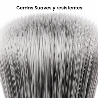 Set de 3 Brochas Detailing rojas SupremoClean. - Supremoclean