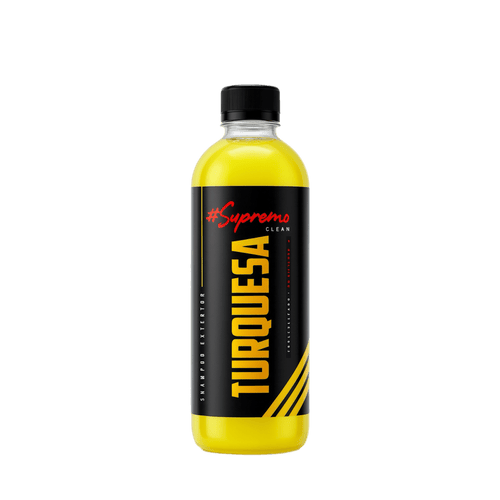 Turquesa SupremoClean 500 ml – Shampoo con Cera para Autos | Alta Espuma y Brillo Profesional - Supremoclean