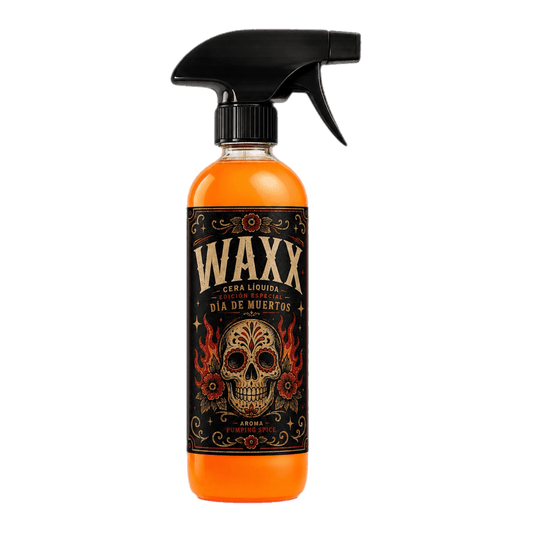 Waxx cera carnauba líquida en spray edición especial Día de Muertos 2026 - Supremoclean